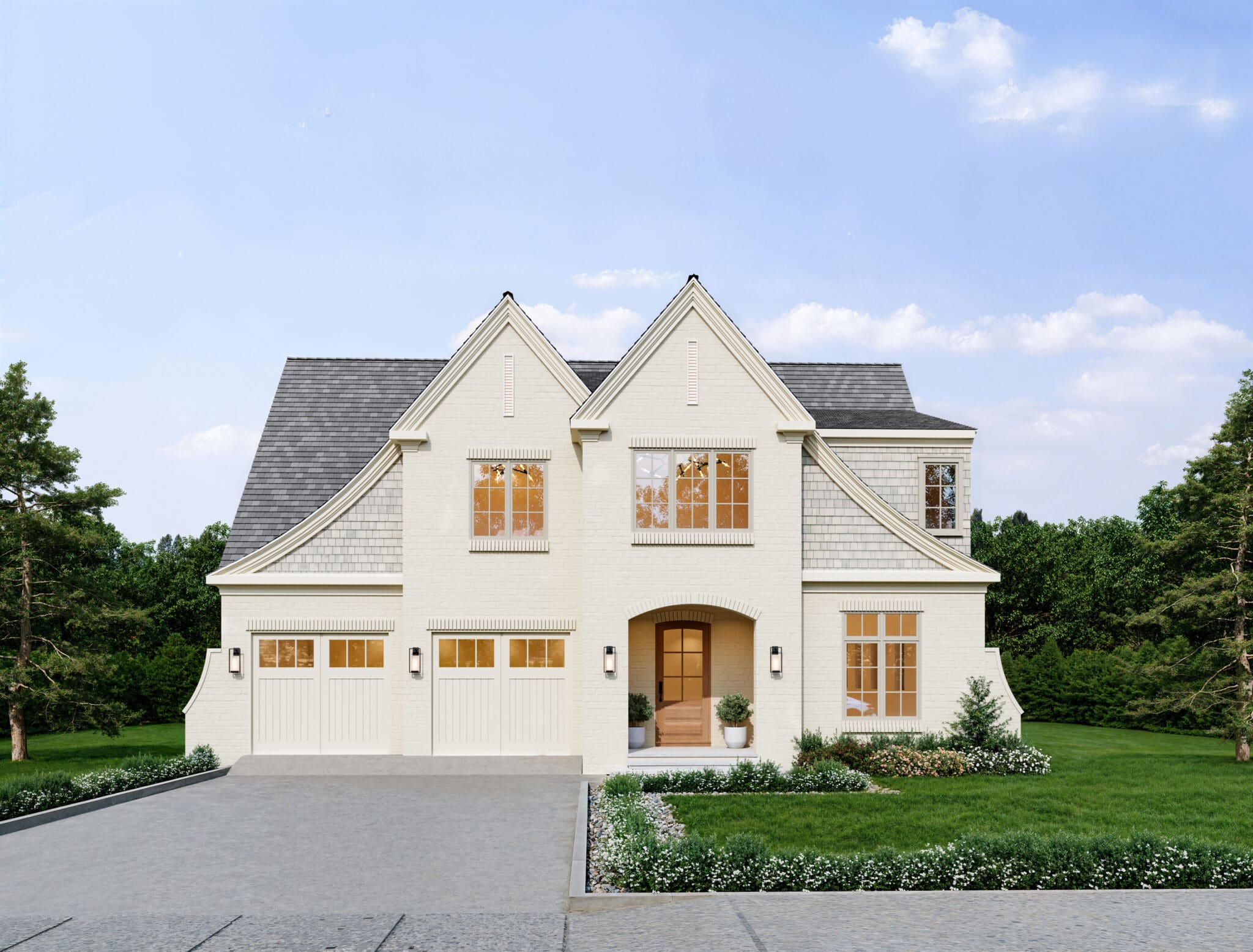 525 Peebles St custom home in Five Points, Raleigh