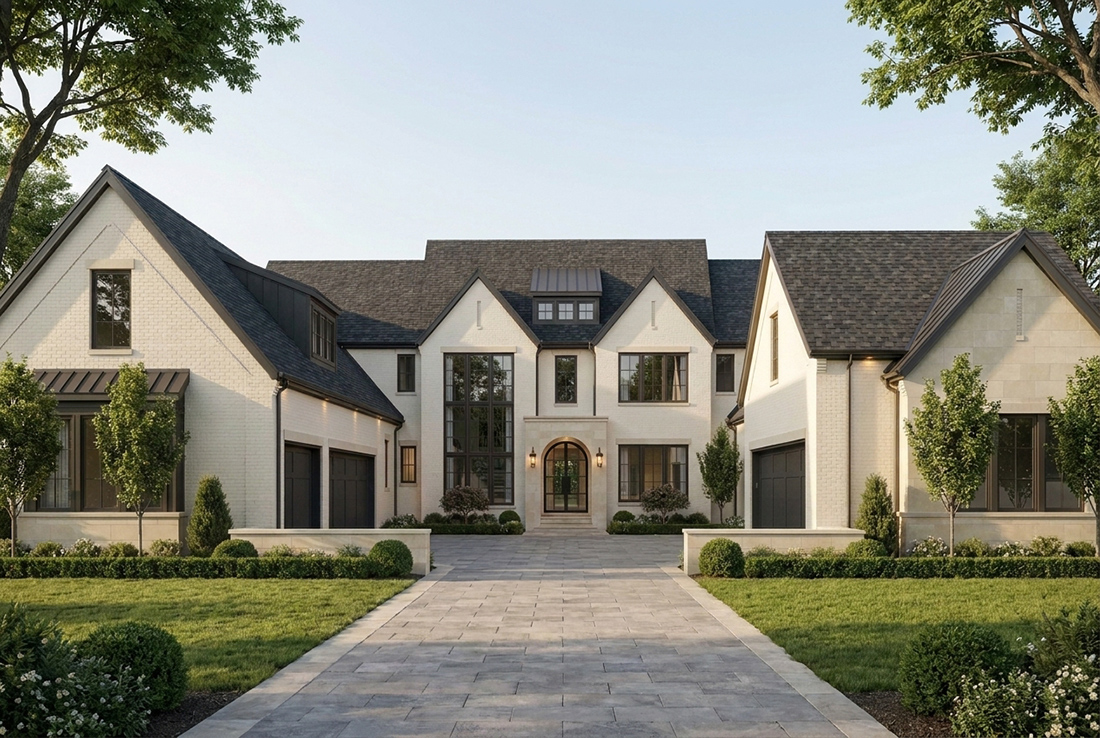 4817 Yadkin Dr custom home near North Hills Club, Raleigh